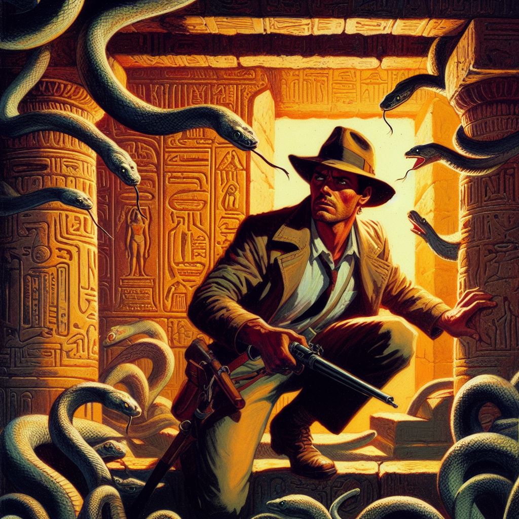 Like Indiana Jones…